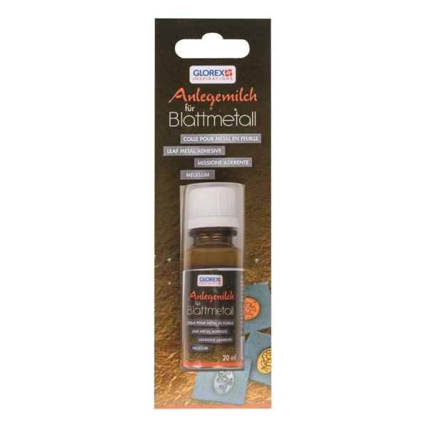Anlegemilch für Blattmetall 20ml, bastelkiste.lu