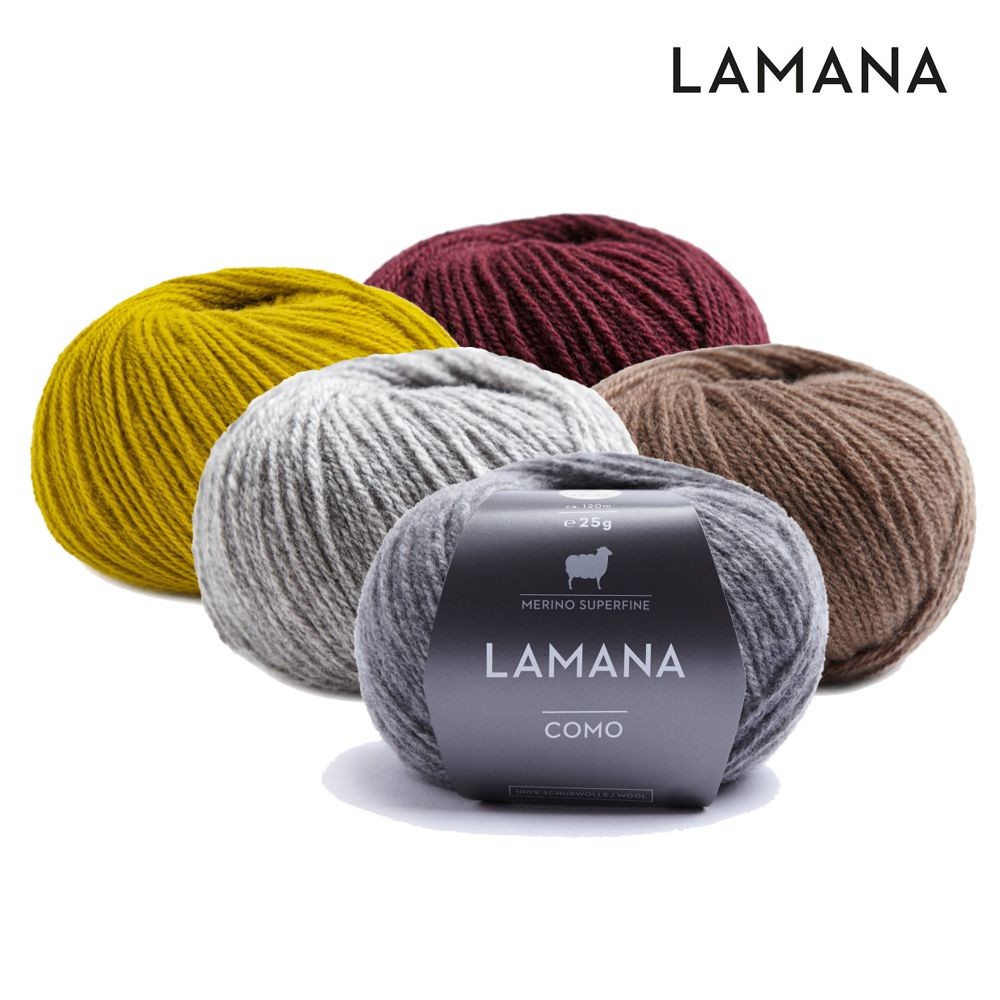 Lamana COMO 25g - 100 % superfeiner Merino-Schurwolle, wollzauber.com