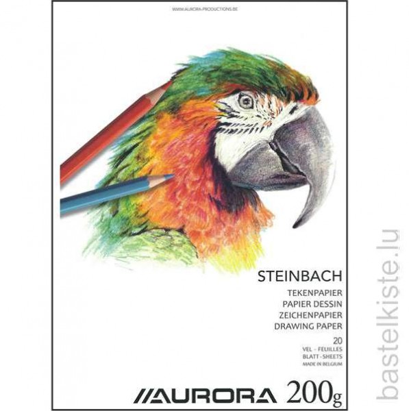 AURORA Steinbach Zeichenblöcke, Malblock 200g/m²