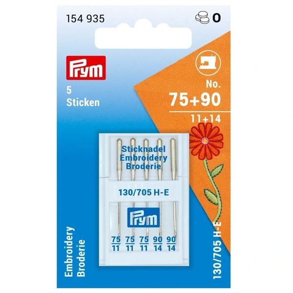 Nähmaschinennadel STICKNADEL, EMBRODERY 75+90