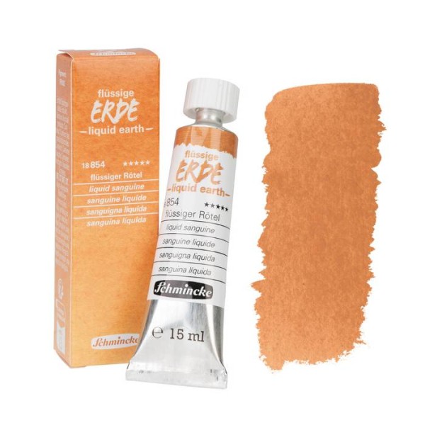Schmincke flüssige ERDE 15ml, flüssiger Rötel