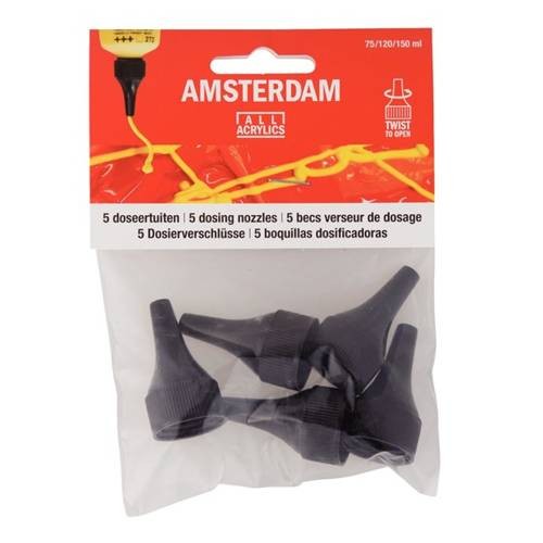 Dosierspitzen für Amsterdam-Tuben, 75-, 120-, 150 ml Tuben
