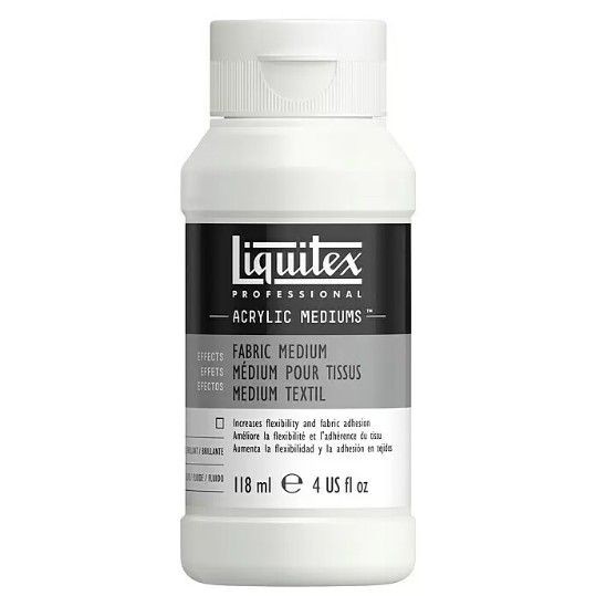 Liquitex Acryl Textil Medium – Hilfsmittel für Stoffmalerei