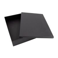 Schwarze Pappbox 253x353x64 mm, bastelkiste.lu