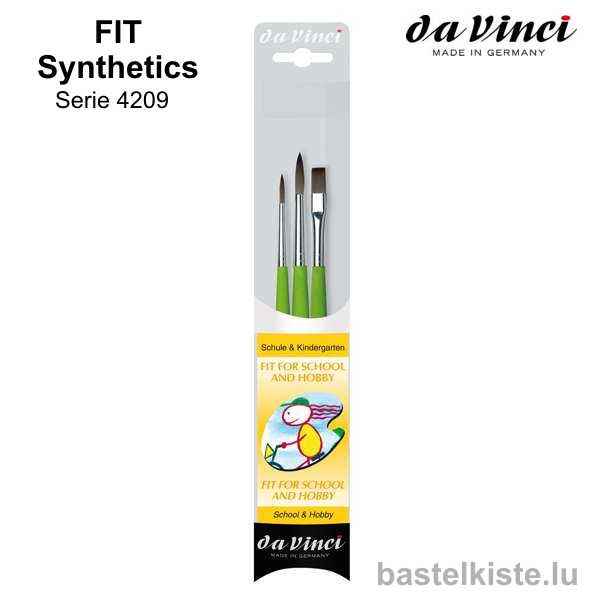 Da Vinci FIT FOR SCHOOL Synthetics Allrounder Pinsel-Set 4209