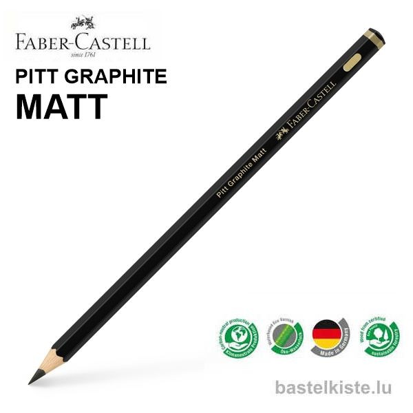 Pitt Graphite MATT Bleistifte einzeln HB bis 14B