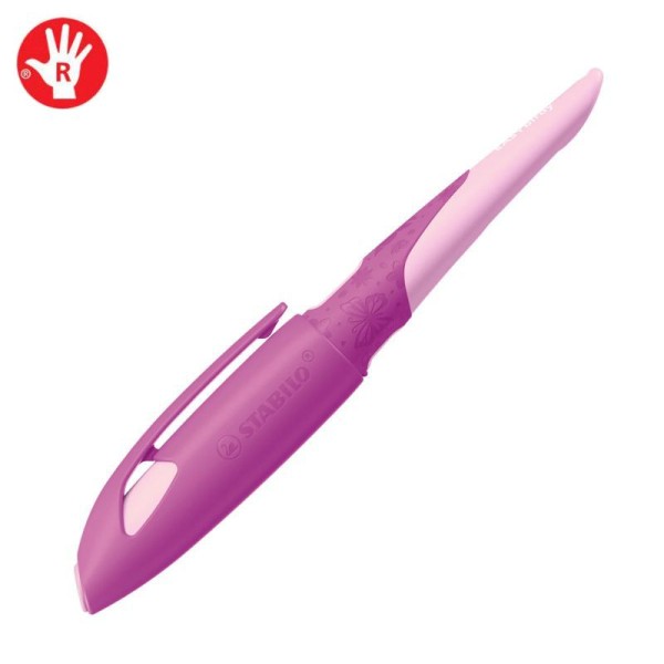 STABILO EASYbirdy Ergonomischer Schulfüller inkl. Patrone, pink