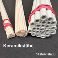 Feine Keramikstäbe rund