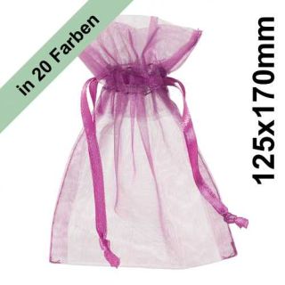 Efco Organza Beutel groß, Säckchen 12,5 × 17 cm