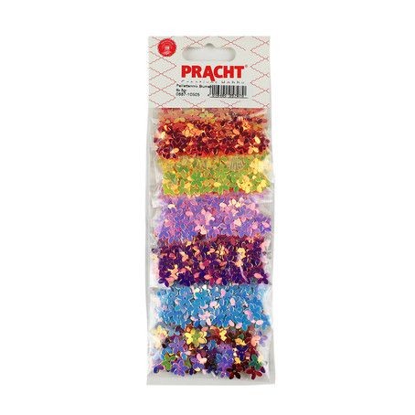 Paillettenmix Blumen transparent, 5-fach sortiert, bastelkiste.lu