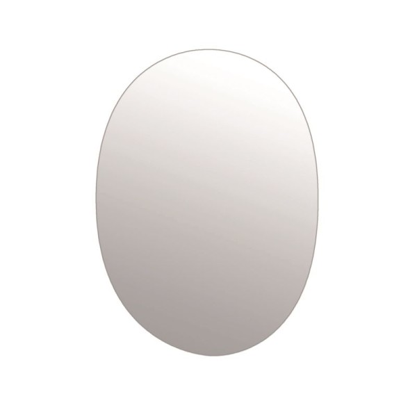 Glas-Spiegelplatte oval Ø 55 x 75 mm, 1 Stück, bastelkiste.lu