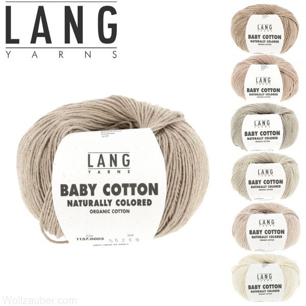 BABY COTTON NATURALLY COLORED von Lang Yarns
