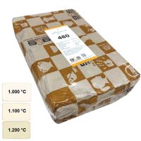 Keramikmasse 480 Weiß – 40 % Schamotte