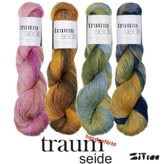 Atelier Zitron Traumseide Handgefärbt Wollzauber.com