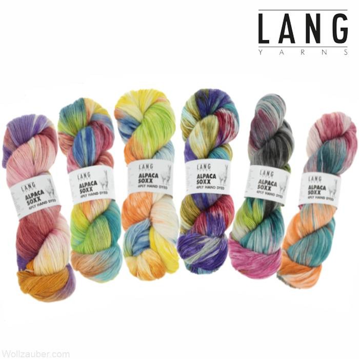 Lang Yarns ALPACA SOXX 4-PLY Hand Dyed 100g