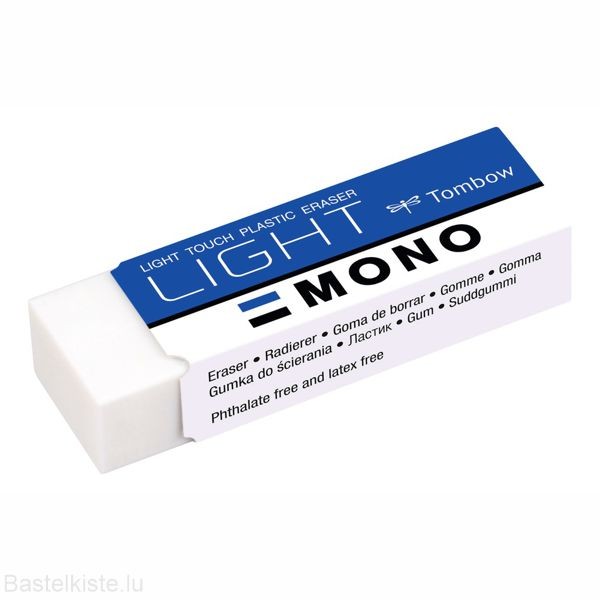 Tombow Light MONO, Der sanfte Radierer, Radiergummi