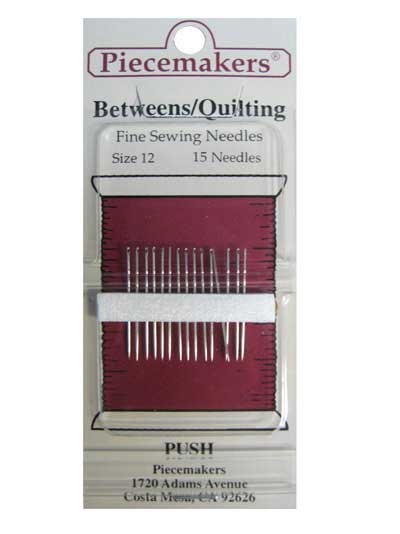 Quilting Piecemakers Betweens - Fine Sewing Needles