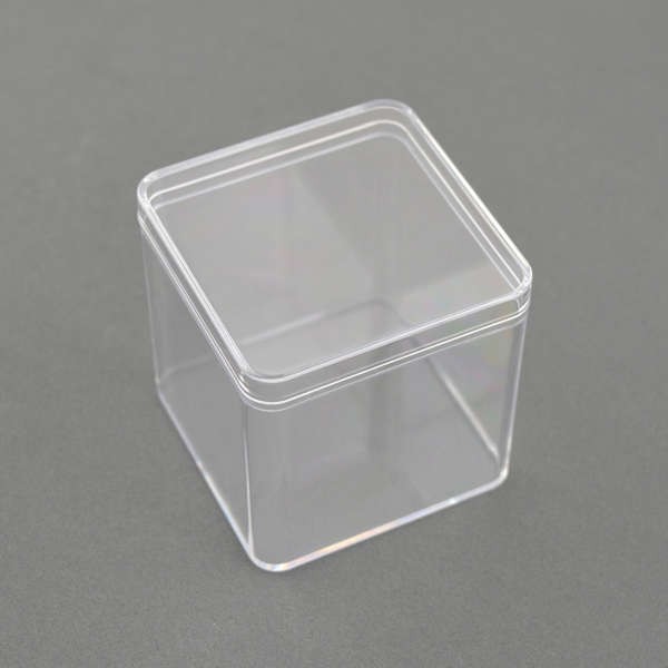 Kunststoff Transparentbox mit Deckel 5,5x5,5x5,5cm