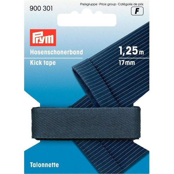 17mm Hosenschonerband dunkelgrau, 1,25m