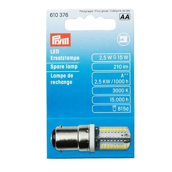 LED Ersatzlampe für Nähmaschinen, Bajonettverschluss PRYM 610376