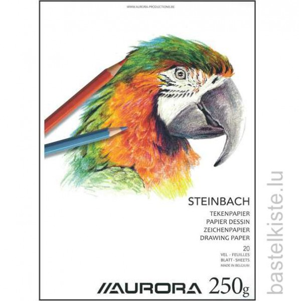 AURORA Steinbach Zeichenblöcke, Malblock 250g/m²