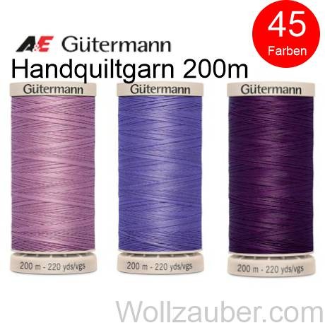 Gütermann Handquiltgarn, Quilting 200m, Serie 719803
