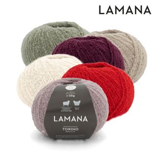 Lamana TORINO 25g, Schurwolle & Seide, wollzauber.com 