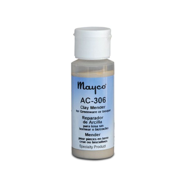 Mayco Clay Mender AC306 for Greenware or Bisque, Keramik-Kleber 59ml