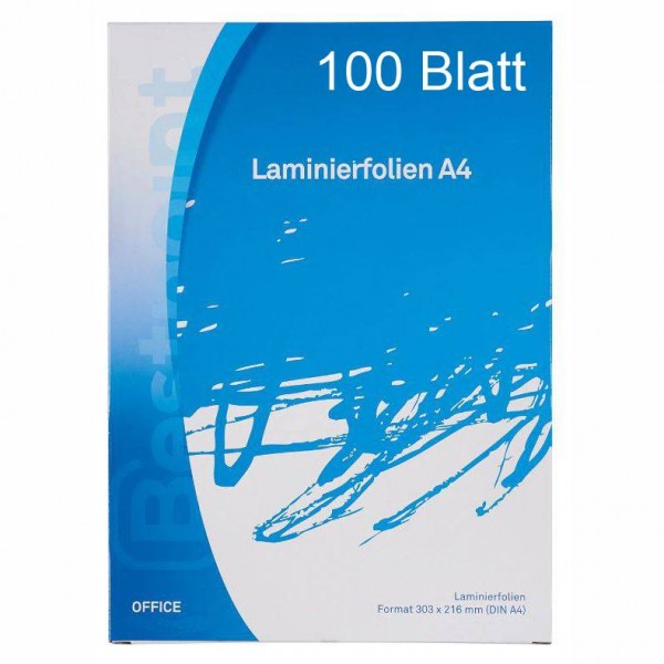 Laminierfolie für DIN A4, 100 Blatt