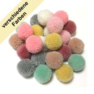 Garnpompons, Pompons aus Garn