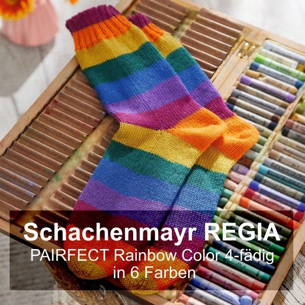 Regia PAIRFECT Rainbow Color 4-fädig