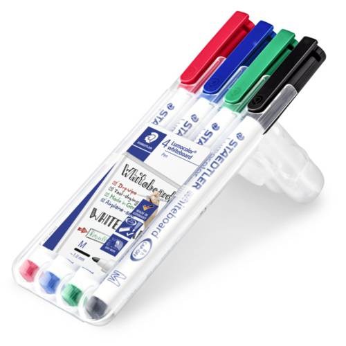 Lumocolor whiteboard marker 301, 4er Set