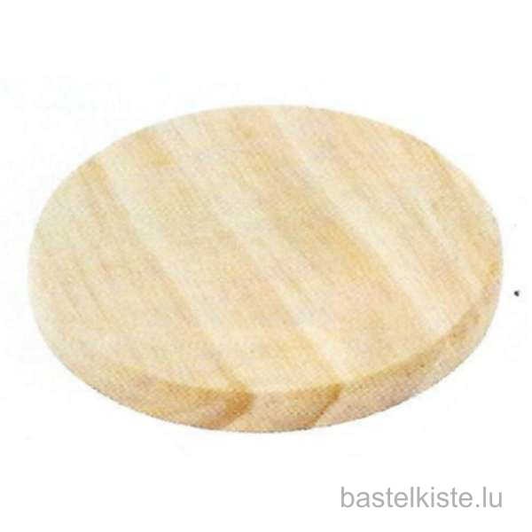 Holzscheiben aus Kiefernholz ca. Ø 104 mm, 4 Stück