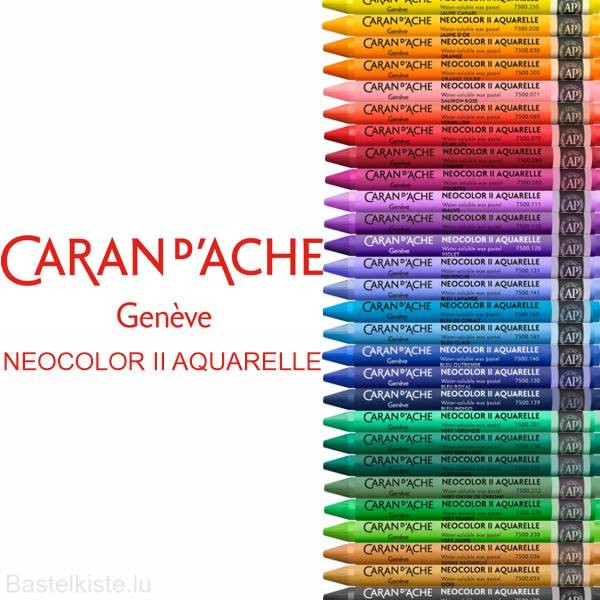 Neocolor II Aquarelle - Wasservermalbare Wachsstifte einzeln
