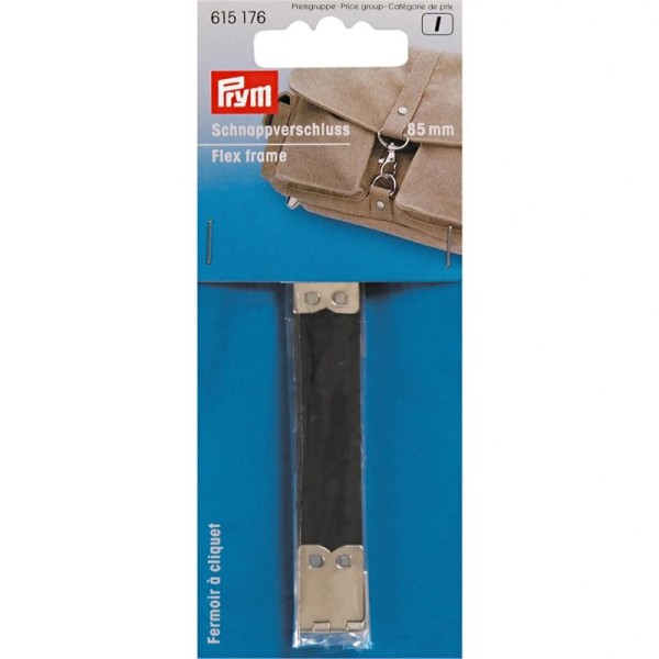 PRYM Schnappverschluss 85mm, schwarz