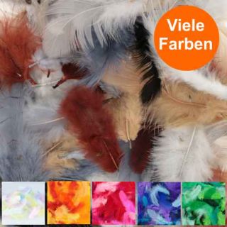 Federmischung 8-12 cm, Pastellmix, 10 g