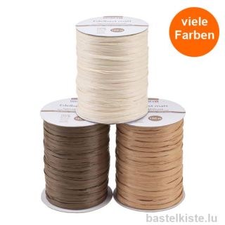 Häkelbast, Edelbast, Raffiabast matt 100m