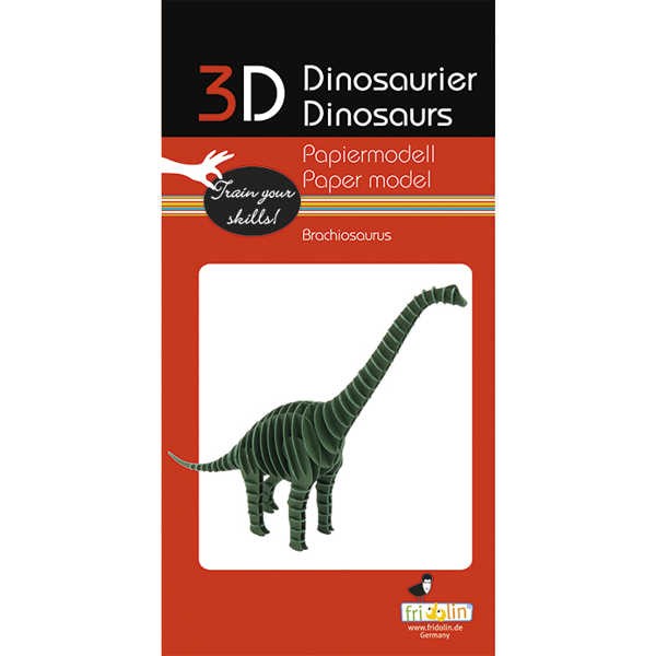 3D Papiermodell "Brachiosaurus" zum zusammenbauen