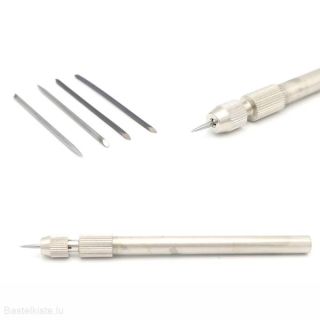 Etching Needles with Steel Holder + 5 Scribing Needles