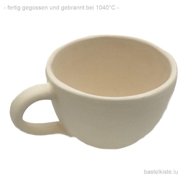 Gipsform, Gießform JUMBO-Tasse Ø 12,5cm, 9,5cm hoch, bastelkiste.lu