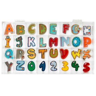 Buchstaben & Zahlen Applikationen zum Aufbügeln & Aufkleben, 37 mm
