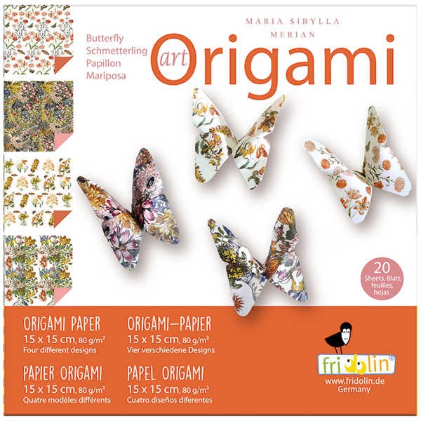 Origami Faltblätter 80g/m² 15x15cm - 20 Blatt "Merian"
