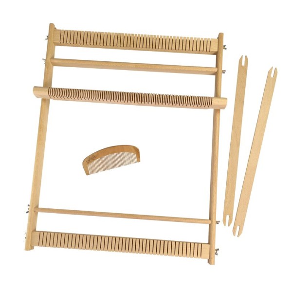 Anwendungsbeispiel Schulwebrahmen, Kinderwebrahmen 40 cm, bastelkiste.lu