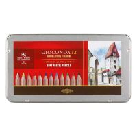 Pastellbleistifte „GIOCONDA“ Softpastell pencils 12er Set, im Metalletui