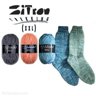 Sockenwolle, Strumpfwolle Trekking Color XXL 4-fach, wollzauber.com