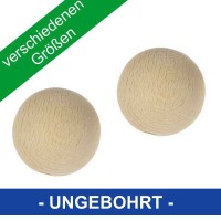 Efco Holzkugeln ungebohrt, voll, Ø 10–150 mm