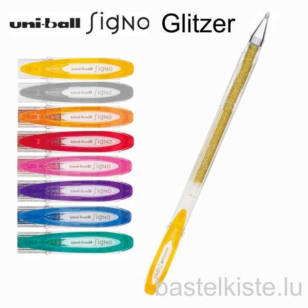 Gelroller UB SIGNO UM-120 Sparkling, Glitter, Linienbreite: Ø 0.6 mm