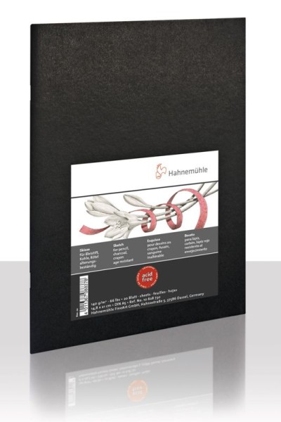 Hahnemühle Sketch Booklet Black 140g