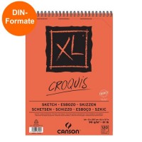 Canson XL Croquis Spiralbindung Skizzenblock 90g/m², bastelkiste.lu
