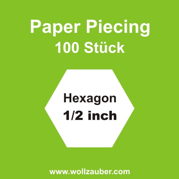 Templates Paper Hexagon 0,5 inch